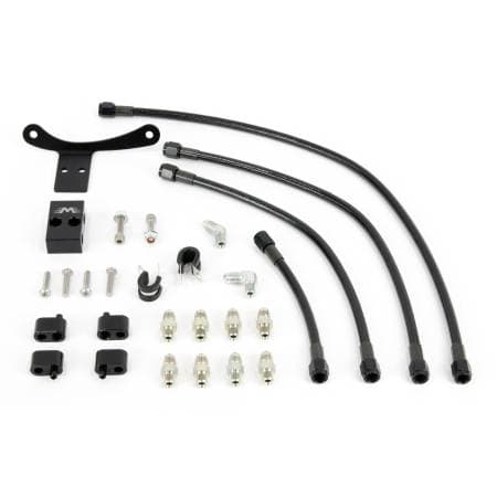 Motion Raceworks 10-10006 - V2 LS Flex Line Coolant Crossover Steam Kit for Low Pro Plastic Intakes
