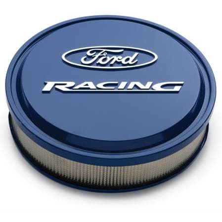 Ford Performance 302-381 - "Ford Racing" Slant Edge Air Cleaner Blue