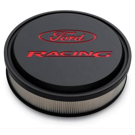 Ford Performance 302-385 - "Ford Racing" Slant Edge Air Cleaner Black/Red