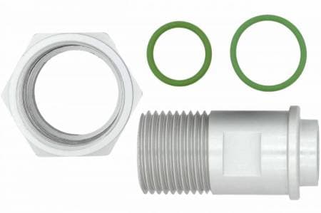 ICT Billet FAC12F10M - A/C Air Conditioning Adapter Fitting 12 (3/4) Female to 10 (5/8) Male