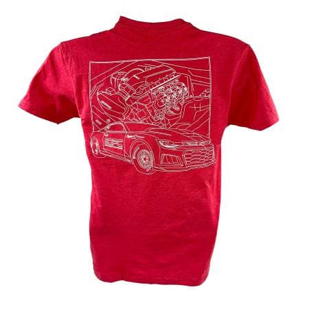SDPC APPRedCOPO - COPO Blueprint T-Shirt in Red