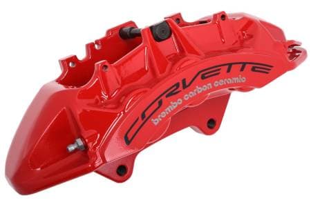 Genuine GM Parts 84200795 - Red Front Driver Side Disc Brake Caliper Assembly